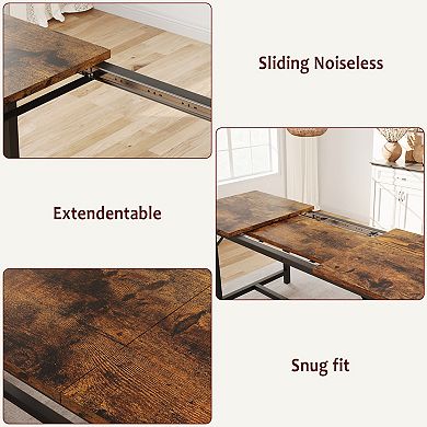 3-Piece Extendable Wooden Dining Set