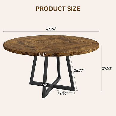 47-inch Round Dining Table