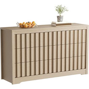 Modern Fluted Dresser for Bedroom
