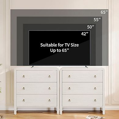 Modern Dresser with 3 Drawers