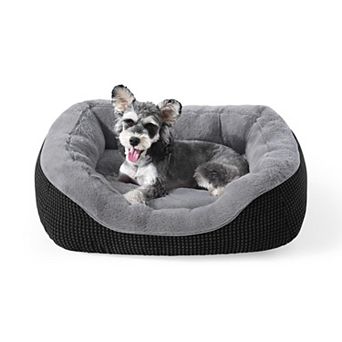 Washable Calming Dog Bed Anti-Slip Warming Durable