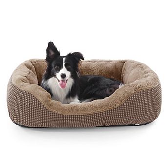Washable Calming Dog Bed Anti-Slip Warming Durable