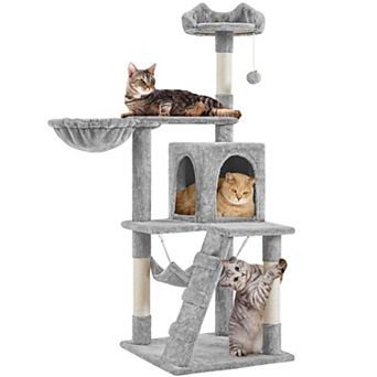 54 in Multi-Level Cat Tree with Condo Hammock Activity Center