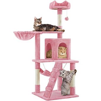 54 in Multi-Level Cat Tree with Condo Hammock Activity Center
