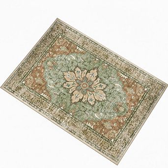 2'x3' Non-Slip Washable Rug for Entryway, Kitchen, Bathroom Multiple Colors