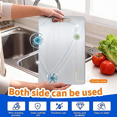 3 pieces Titanium Food-Grade Kitchen Cutting Boards