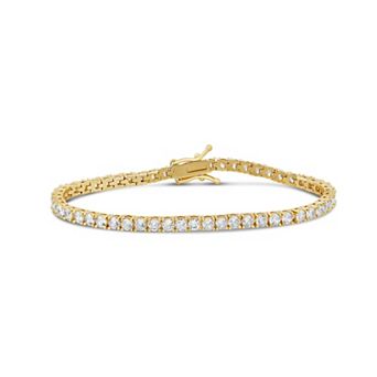 SHYMI 3mm Round Tennis Bracelet — 18K Gold-Filled, CZ, Size 7