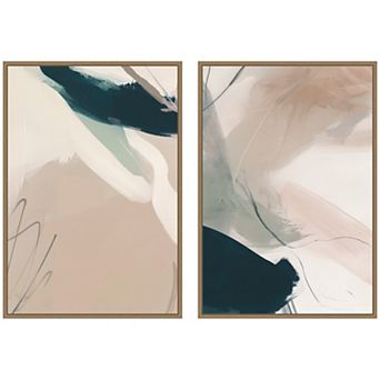 Marks No. 1 & No. 2 2 pc Framed Canvas Wall Art Set by Amy Lighthall