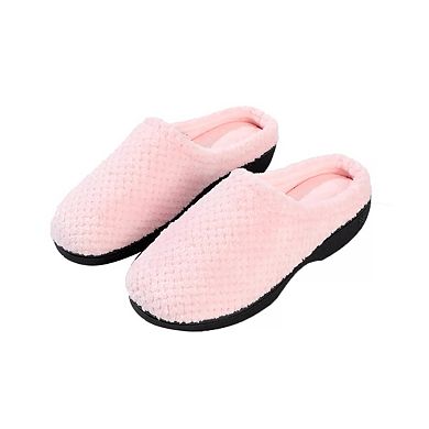 Roxoni Women’s Closed-Toe Memory Foam House Slippers