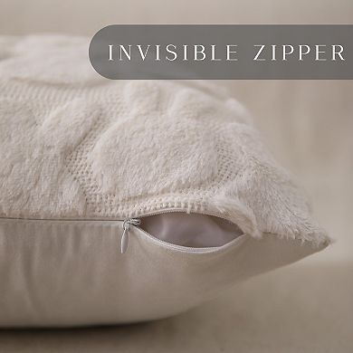 20"x12" 2 Easter Plush Jacquard Throw Pillow Covers Holiday Sofa Decoration