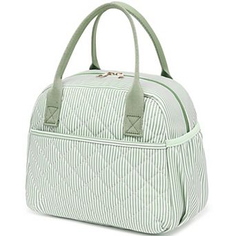 Women Insulated Lunch Tote Leakproof Quilted Cooler Work School