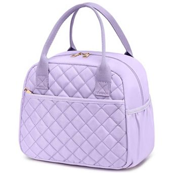 Women Insulated Lunch Tote Leakproof Quilted Cooler Work School