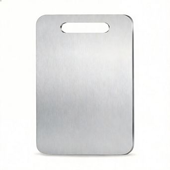 Titanium Double-Sided Dishwasher Safe Metal Chopping Mat 14"D x 9.6"W
