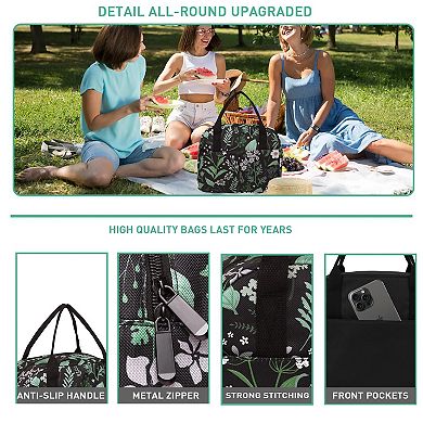 Insulated Lunch Tote Leakproof Cooler Work Picnic