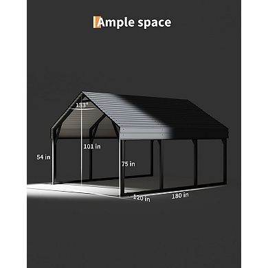 ANIXOL Metal Carport Shelter