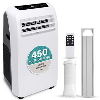 Air Conditioner Portable 10,000 BTU with Dehumidifier, AC for rooms up to 450 sq ft - Remote Control
