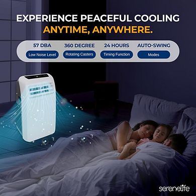Air Conditioner Portable 10,000 BTU with Dehumidifier, AC for rooms up to 450 sq ft - Remote Control