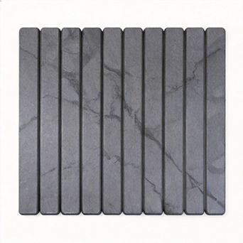 23.5"x 15.25" Stone Dish Drying Mat Marbled Quick-Dry Diatomaceous Earth