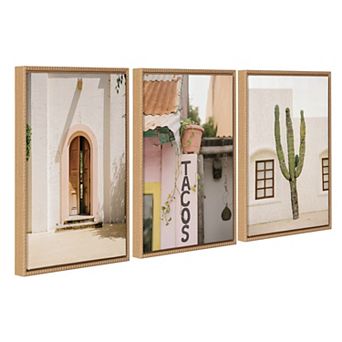 Sylvie Cabo San Lucas Mexico Framed Canvas Art Set by Crystal Lynn Collins