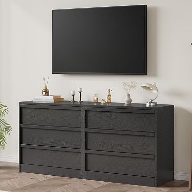 3-Drawer Nightstand with Spacious Storage, Anti-Tip Safety, Side Table Organizer for Bedroom