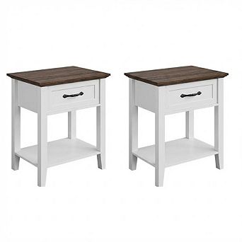 ANIXOL Modern Gray Bedside Table