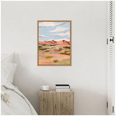 Sylvie Southwestern Dreams l Framed Canvas by Nikita Jariwala
