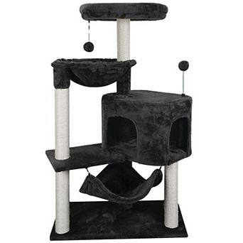 39.4'' Cat Tree Condo Hammock Tower