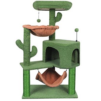 39.4'' Cat Tree Condo Hammock Tower