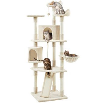 79" Multi-Level Cat Tree Condo Tower Play House