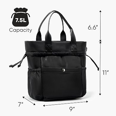 Insulated Lunch Bag Cute Reusable Stain-resistant with Bottle Holder