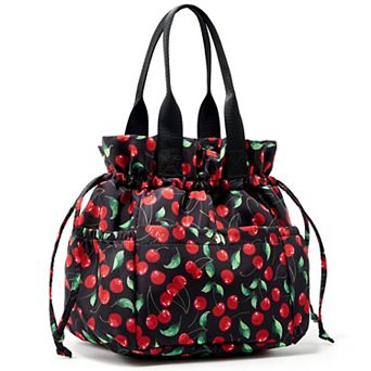 Insulated Lunch Bag Cute Reusable Stain-resistant with Bottle Holder