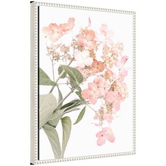 Sylvie Hydrangea Framed Canvas by Alicia Abla