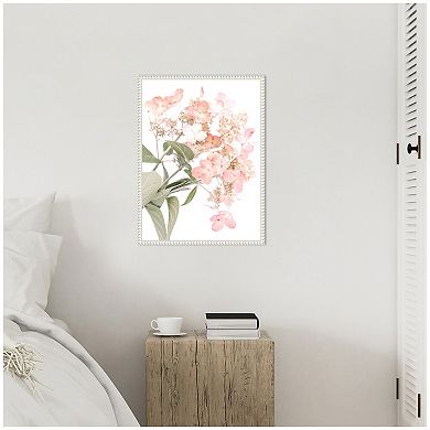 Sylvie Hydrangea Framed Canvas by Alicia Abla