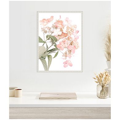 Sylvie Hydrangea Framed Canvas by Alicia Abla