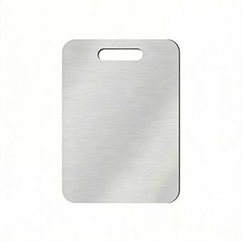 Double-Sided Titanium Stainless Steel Cutting Board for Meat and Vegetables 15.4"L x 11"W