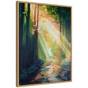 Sylvie Forest Sunshine Framed Canvas by Rachel Christopoulos