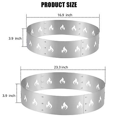 ANIXOL Stainless Steel Fire Pit Stand