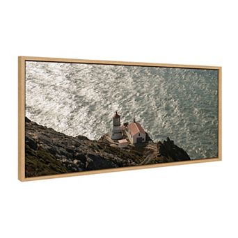 Sylvie Point Reyes Lighthouse No 1 Framed Canvas by Crystal Lynn Collins