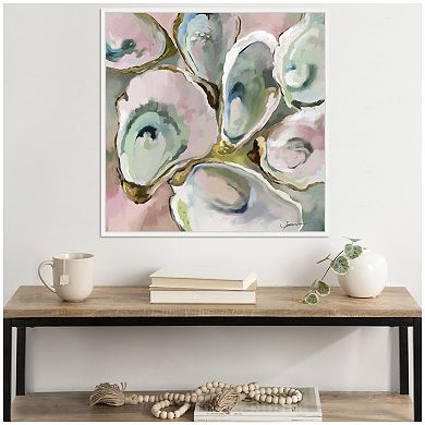 Sylvie Oyster Roast 2 Framed Canvas by Mary Sparrow