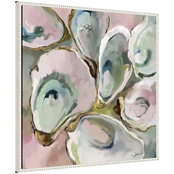 Sylvie Oyster Roast 2 Framed Canvas by Mary Sparrow