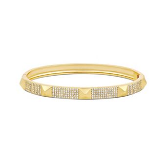 SHYMI Pave 5 Row Bangle — 18K Gold-Filled, CZ