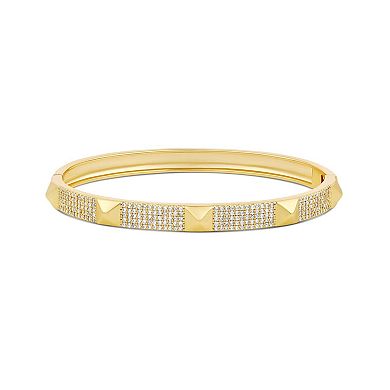 SHYMI Pave 5 Row Bangle — 18K Gold-Filled, CZ