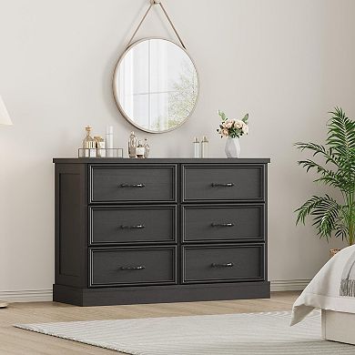 ANIXOL Wood Drawer Bedside Table Storage Cabinet