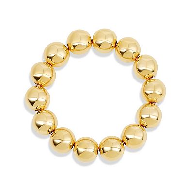 SHYMI Oversized Ball Bracelet — 18K Gold-Filled, Rhodium, Stretch