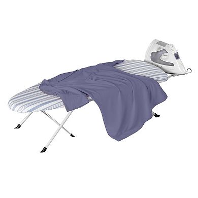 Foldable 32" Tabletop Ironing Board with Iron Rest Compact Travel Laundry