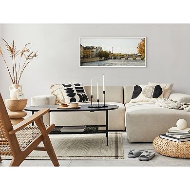 Sylvie Paris No 8 Framed Canvas by Crystal Lynn Collins