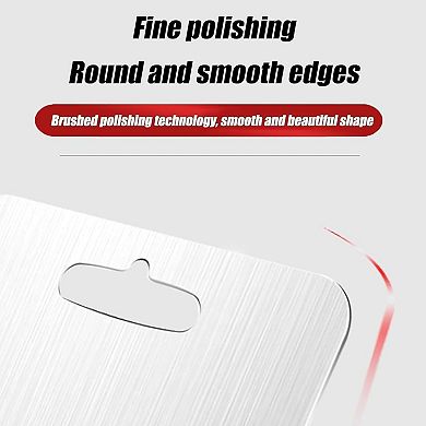 2026 3 pieces Pure Titanium Double-Sided Kitchen Chopping Boards Food-Grade S M L