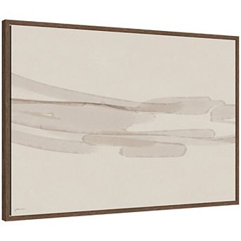 Neutral Tones by Gabrielly Guedes Framed Canvas Wall Art Print