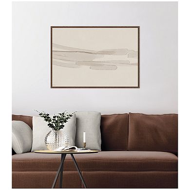 Neutral Tones by Gabrielly Guedes Framed Canvas Wall Art Print