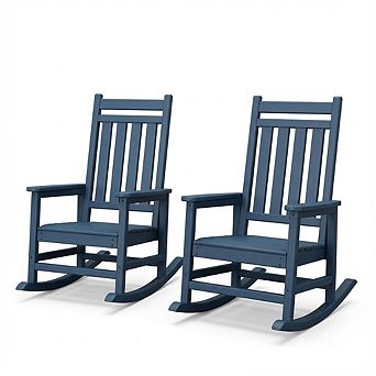 ANIXOL Oversized All-Weather Outdoor Rocking Chair